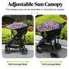 Parasol para Cochecito de Bebé de Ajuste Universal con Protección UV Toldo para Cochecito de Bebé para Bebés Funda Solar para Cochecito Accesorios para Cochecito