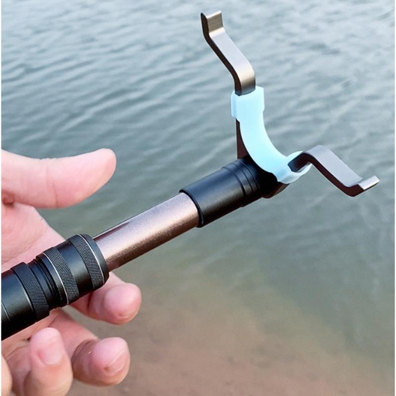 Quick Installation Clip Mount Stand Rack Aluminum Lock Rod Device Fishing Rod Holder Fishing Rod Bracket Fishing Gear