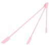 Ifundom Silikon Kosmetikspatel Rosa Creme Schaber Make-up Einteiliges Geformtes Design Mehrzweckwerkzeug Hautpflege Gesicht Kompatibel Set 3