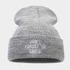 Trendy Brand Fashion Letter Embroidery Knitted Pullover Hat Women's Personality Simple Curling Heap Hat Men's Cold Hat