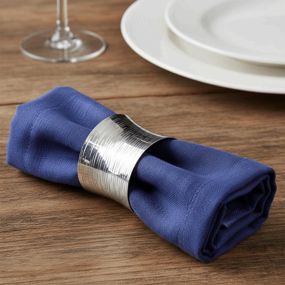6PCS Modern Western-style Napkin Buckle Metal Napkin Loops  Tabletop Decoration