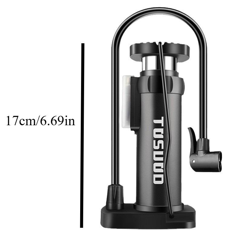 

Pedal bicycle tire pump, multi-functional and convenient pump for outdoor camping bicycles and mountain bikes чорний