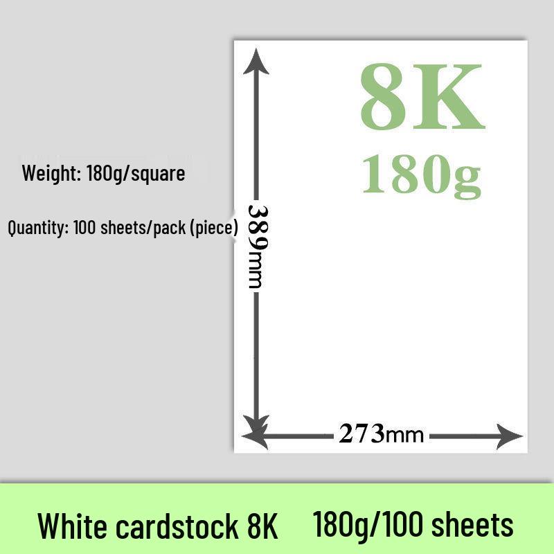 

Голландський білий картон формату A3/A4 для мистецтва та візитних карток - Щільна якість 8K