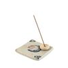 Antique Zen-Style Chinese Pottery Incense Holder and Burner Tea Table Decoration