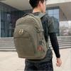50L Fashion Thick Canvas Men's Backpacks Lightweight Wear-resistant Large Capacity School Bags Outdoor Leisure Travelling Rucksacks Male Climbing Bag