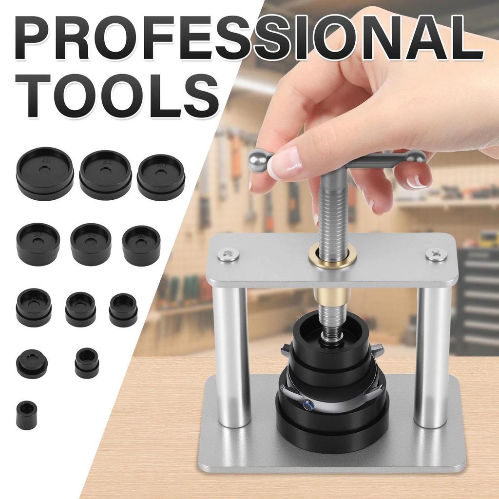 39-Piece Watch Repair Tool Kit: Press, Replace Battery, Remove & Install Watch Bands