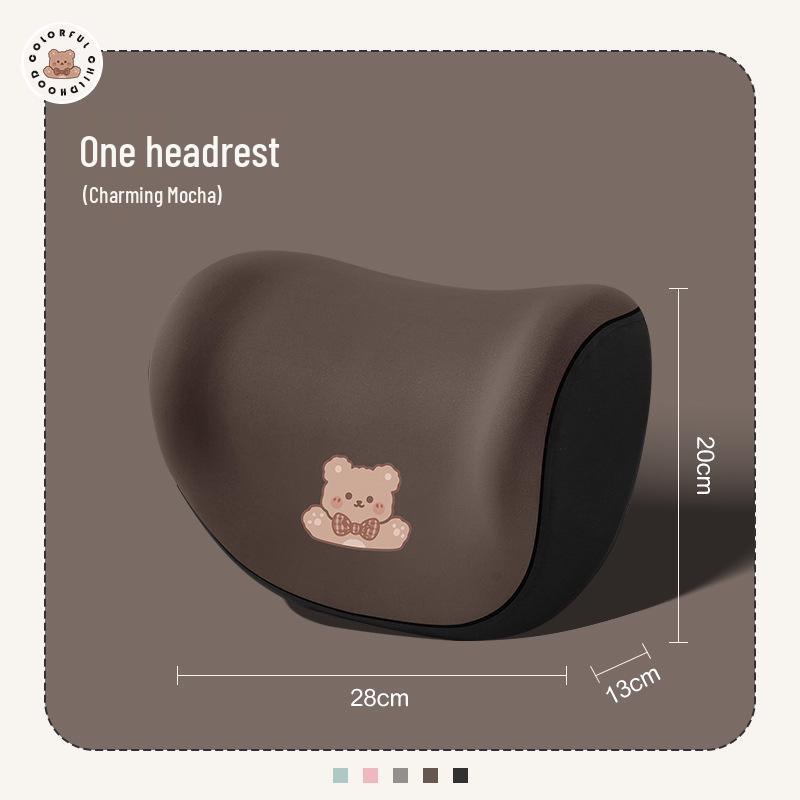 Cute Car Seat Neck and Lumbar Support Pillow