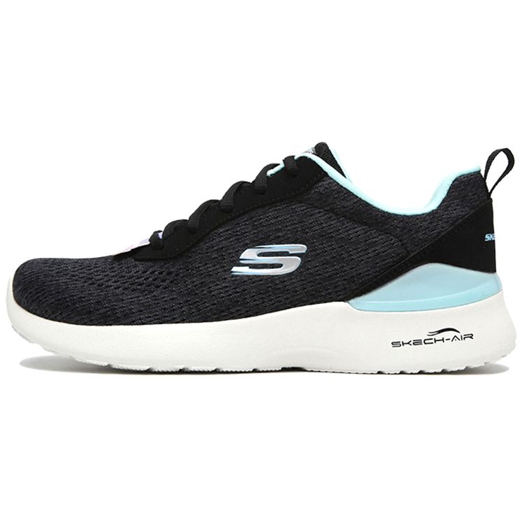 Skechers Skech-Air Dynamight Low Top Running Shoes Women sneakers Black Blue 149340-BKTQ 35