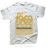 55 Year Old Mens Clothing Vintage 1969 Limited Edition Oversized T-shirt Round Neck Fashion Fitness T Shirt Casual Cotton Tshirt