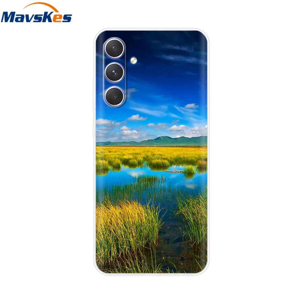 Hülle Für Samsung A15 Weiche Rückabdeckung Schutzhülle aus Silikon Bumper Shell Funda Para Für Samsung Galaxy A15 4G 5G Capa Handyhüllen