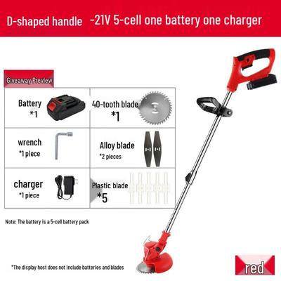 Zhengongda Handheld Electric Lawn Mower CN Plug (adapter Included)