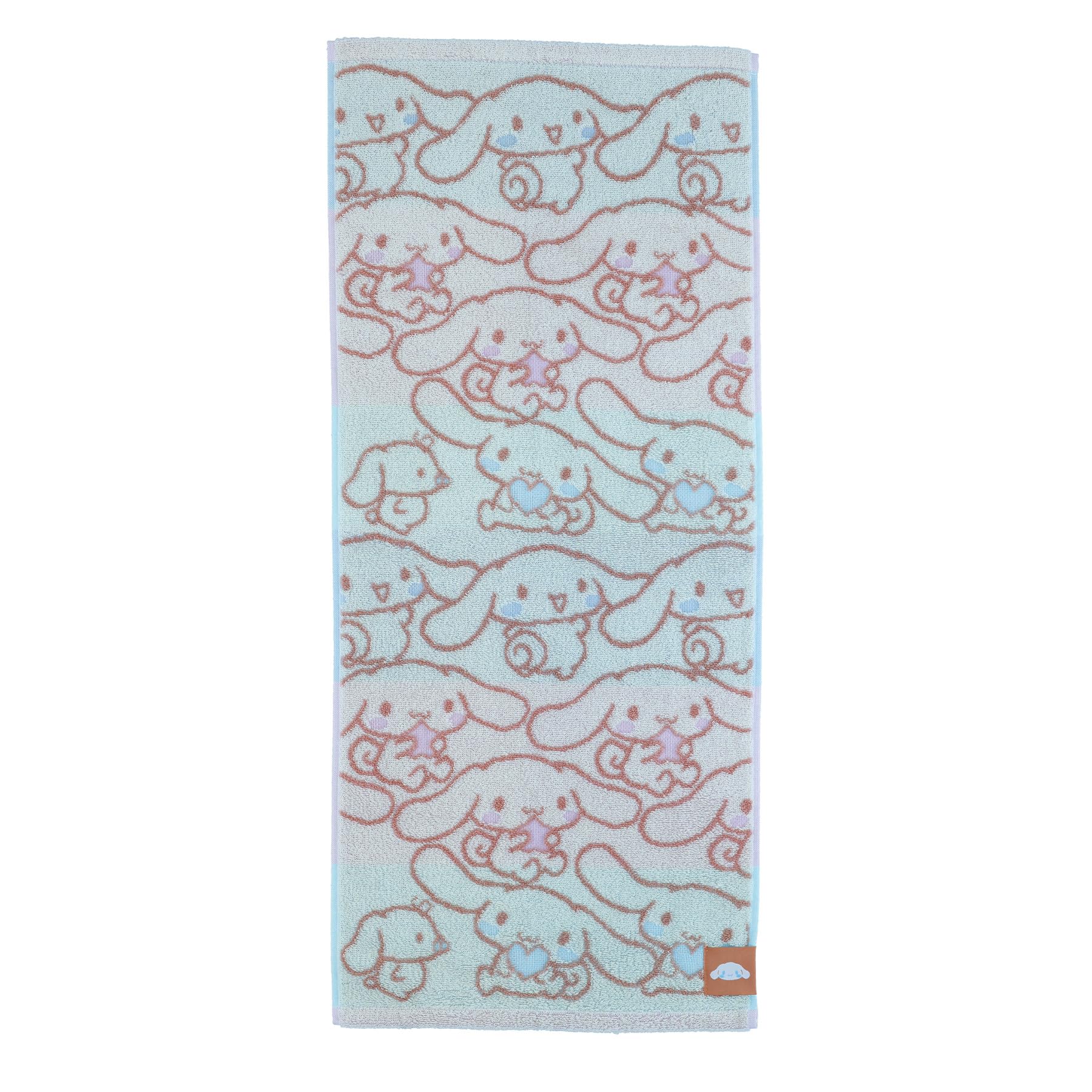 Marushin Face Sanrio Natural Antibacterial and Deodorizing Birthday 3725009200 Towel, Cinnamoroll, Cinnamon, Cinnamon, 100% Cotton, Treatment, Gift,
