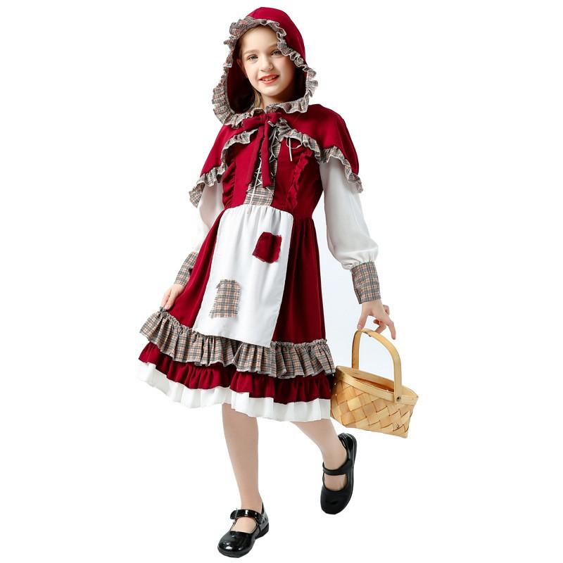 Hans Christian Andersen Fairy Tale Performance Clothes, Children and Adults Selling Matches, Little Girl Drama Performance Clothes