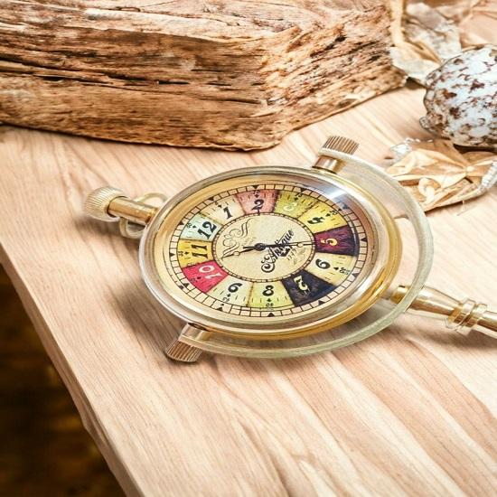 Brass Table Clock, Brass Table Clock for Gift, Anniversary Gift, Wedding Gift, Gift for Him, Christmas Gift