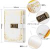 CAGIE Lockable PU Refillable Lockable Password Business System Memo Schedule White Notebook, Leather, Diary, Diary, Girl's Diary, Holder, Planner,