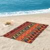 Tribal Ethnic (earth Colors) Beach Towel Soft Microfiber Quick Dry Absorbent Quick Towels For Pool