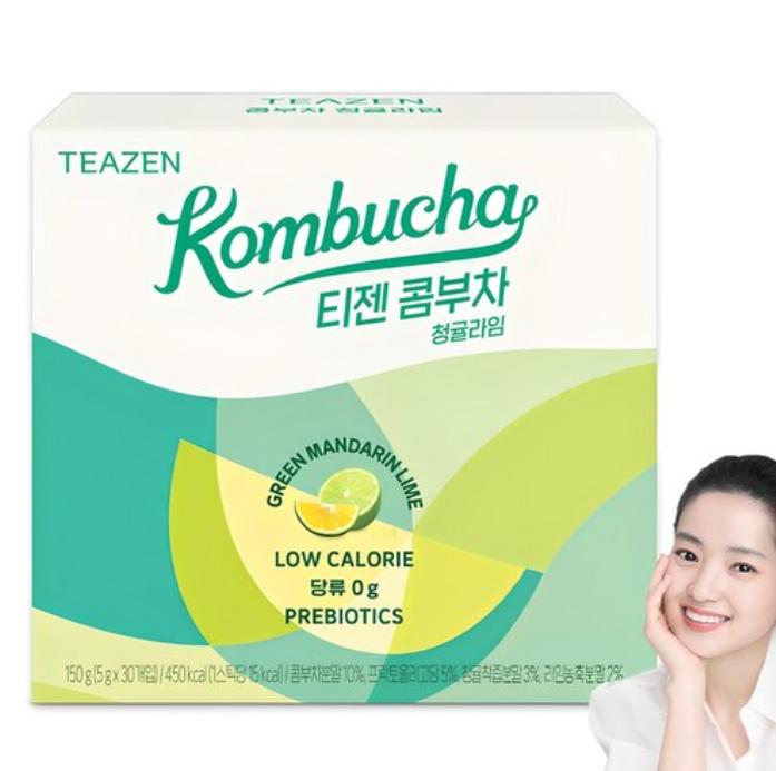 Teazen Kombucha Powder 5g × 30 Sachets (Flavor Options)