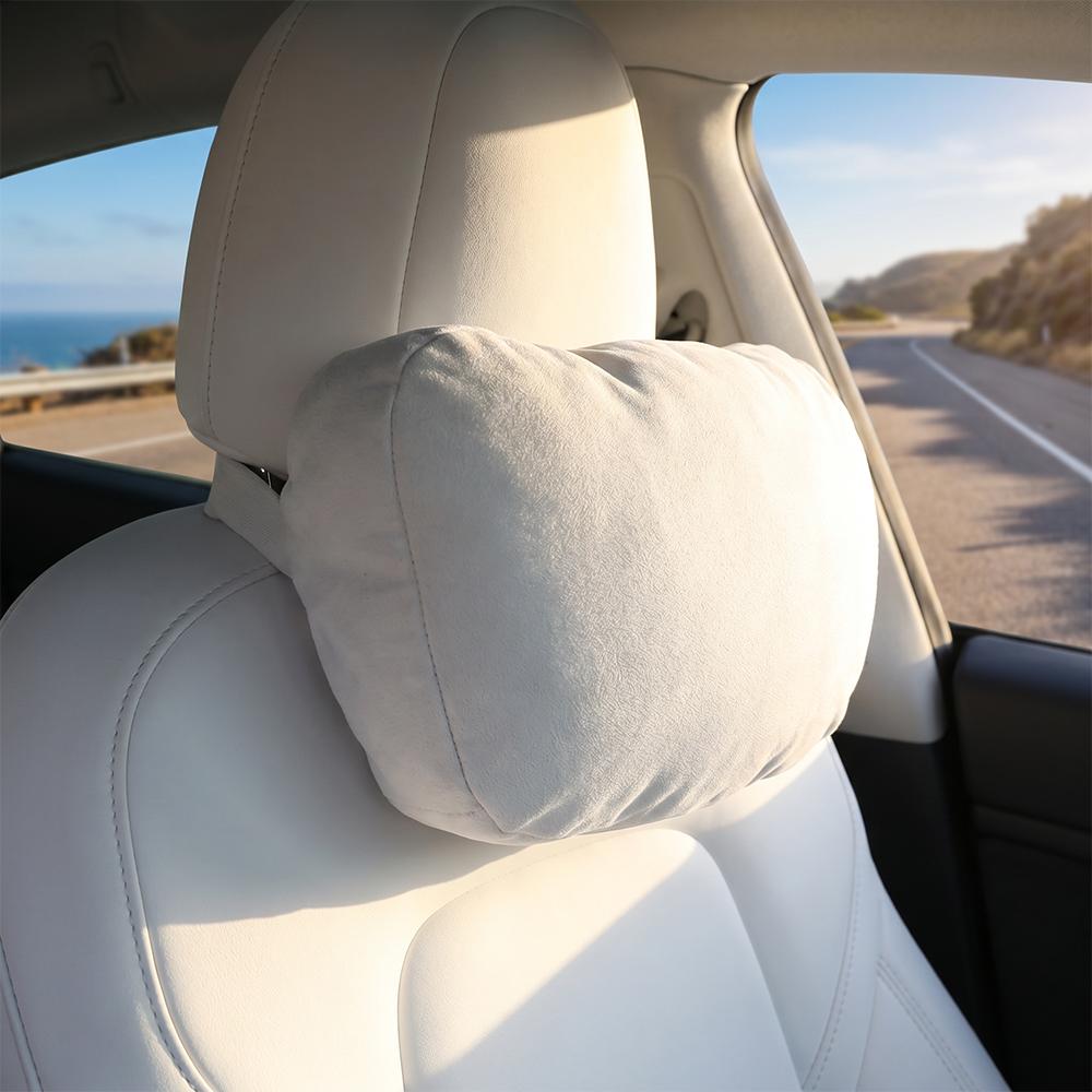 For Tesla Model 3 Highland Model Y Juniper Model YL 6-seat Model Y 3 High Quality Car Neck Pillow Soft Car Neck Support Cushion