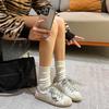 Autumn New Leather Old Retro Star Board Shoes Casual Four Seasons Fashion Moral Training Shoes Forrest Gump Shoes Women