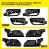 4X Front+Rear Left Right Ide Door Handle for 2003 04-2007 Honda Accord Sedan
