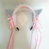 Cute Headdress Maid Headdress Cosplay Lolita Headband Wedding Party Cat Ears Head Wrap Fashion Hair Accessories