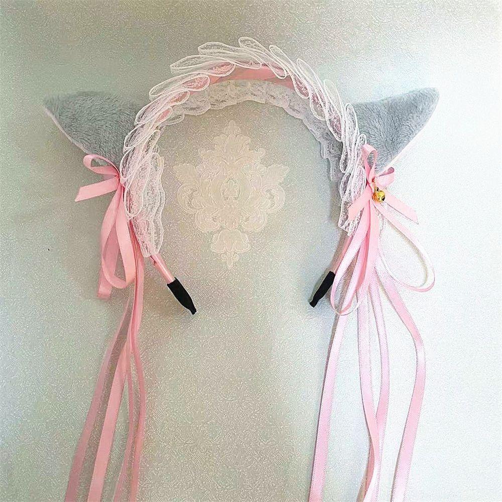 Cute Headdress Maid Headdress Cosplay Lolita Headband Wedding Party Cat Ears Head Wrap Fashion Hair Accessories