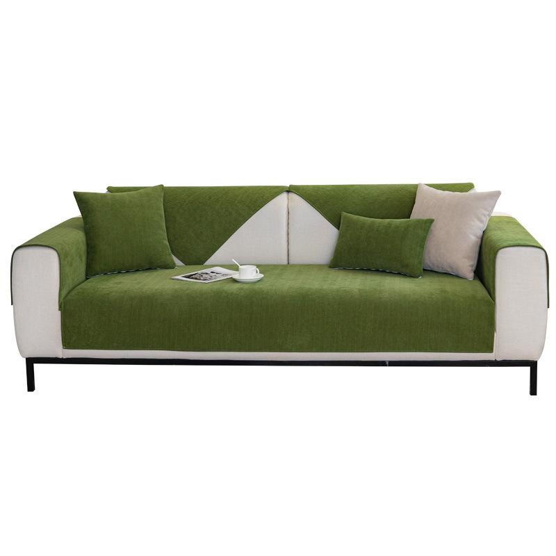 Chenille Sofakissen Nordisch Schlichtes Sofakissen Vier Jahreszeiten Universal Rutschfestes Kissen Moderner Modebezug