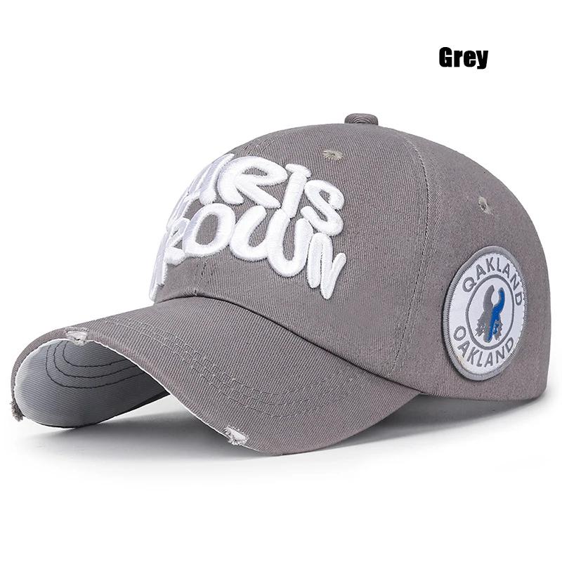 

New Fashion Outdoor Sport Baseball Cap Unisex Men and Women Universal Letter Embroidery Adjustable Snapback Hat сірий