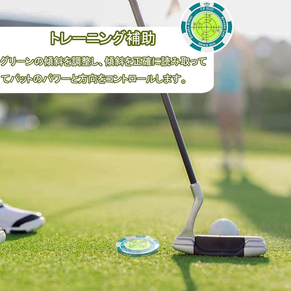 Golf Marker Magnet Putting Guide Round Bubble Level Level High