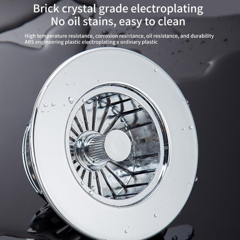 Sink Drain Filter Screen Bounce Cores Sink Drain Plug Sink Basins Drain Baskets Sink Stopper for Bathroom Kitchen