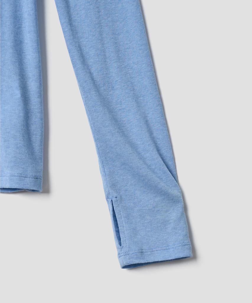 TTUDEMENT Basic Roll-Neck Pullover_L.Blue