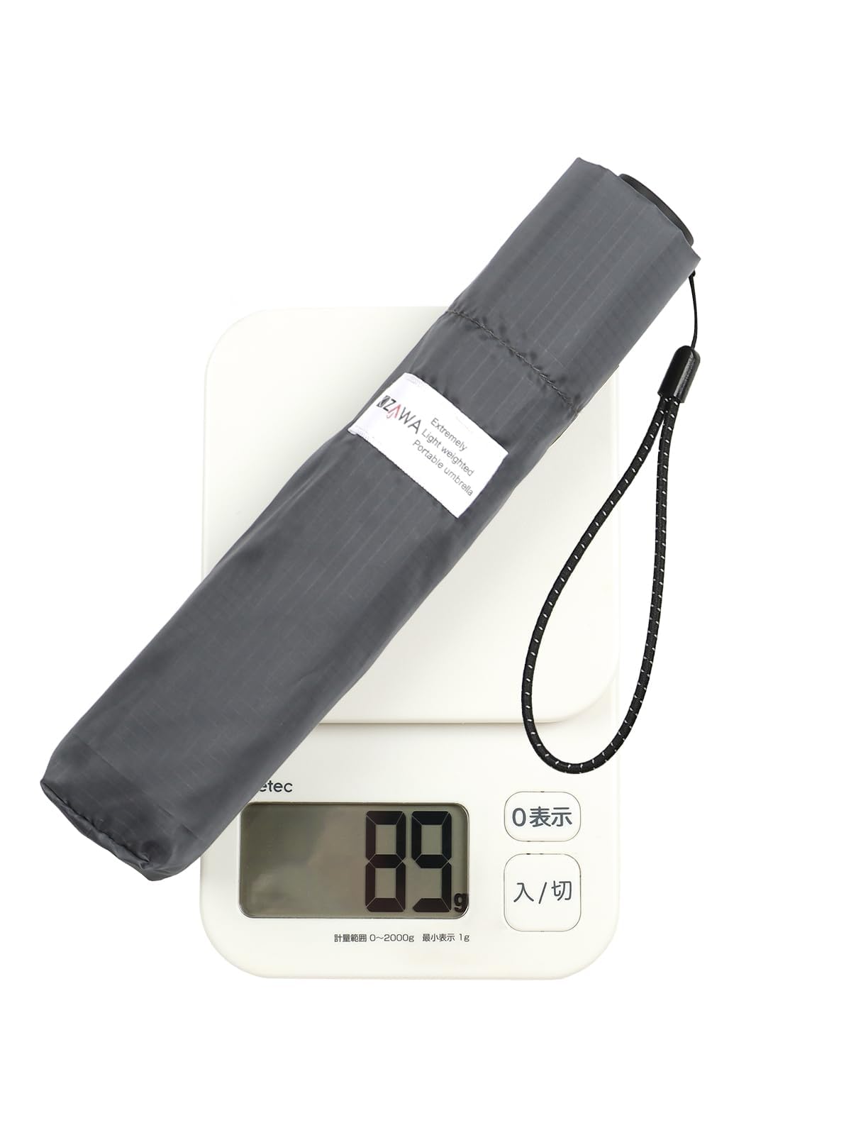 

KIZAWA Складной Легчайший Карбоновый 6 Спиц 60см Ультра 365 Дней Мини Идеальный для Дождливого Сезона Зонт, Волокно, Ребра, 89г-139г, Мужской/Женский Рисунок,