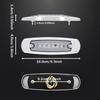 LED Side Constant White Sequential Marker High for Trailers and X-STYLE Markers, 12V/24V, + Yellow, Lamps, 18-LED, Brightness, Universal, Trucks,