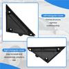 A03Z-Car LH&RH Door Mirror Flag Cover Molding Triangle Cover 1SH17KX7AA 1SH16KX7AA For FIAT 500 2012-
