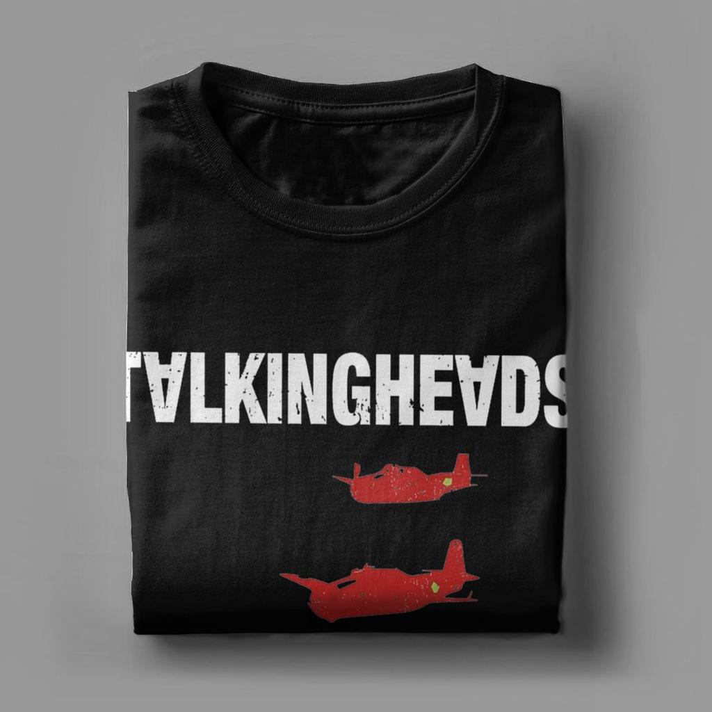 Talking Heads Remain In Light Pánská vintage trička 100% bavlněné tričko s kulatým výstřihem a krátkým rukávem s potiskem
