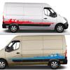 2PCS Auto Aufkleber Für Renault Master 2 3 4 NIssan NV400 Inter Opel Vauxhall Movano Tuning Zubehör Camper van Berg