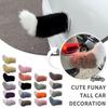 Remote Control Electric Car Tail Electric Bicycle Tail Wagging Moving Rechargeable Plush Animal Tail Auto Motorcycle Decoration