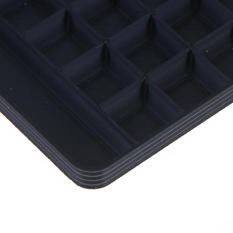 Multi Compartment Plastic Sorting Tray with Slots for Hardware Paint Brushes Electronic Components Home Repair Tool Storage