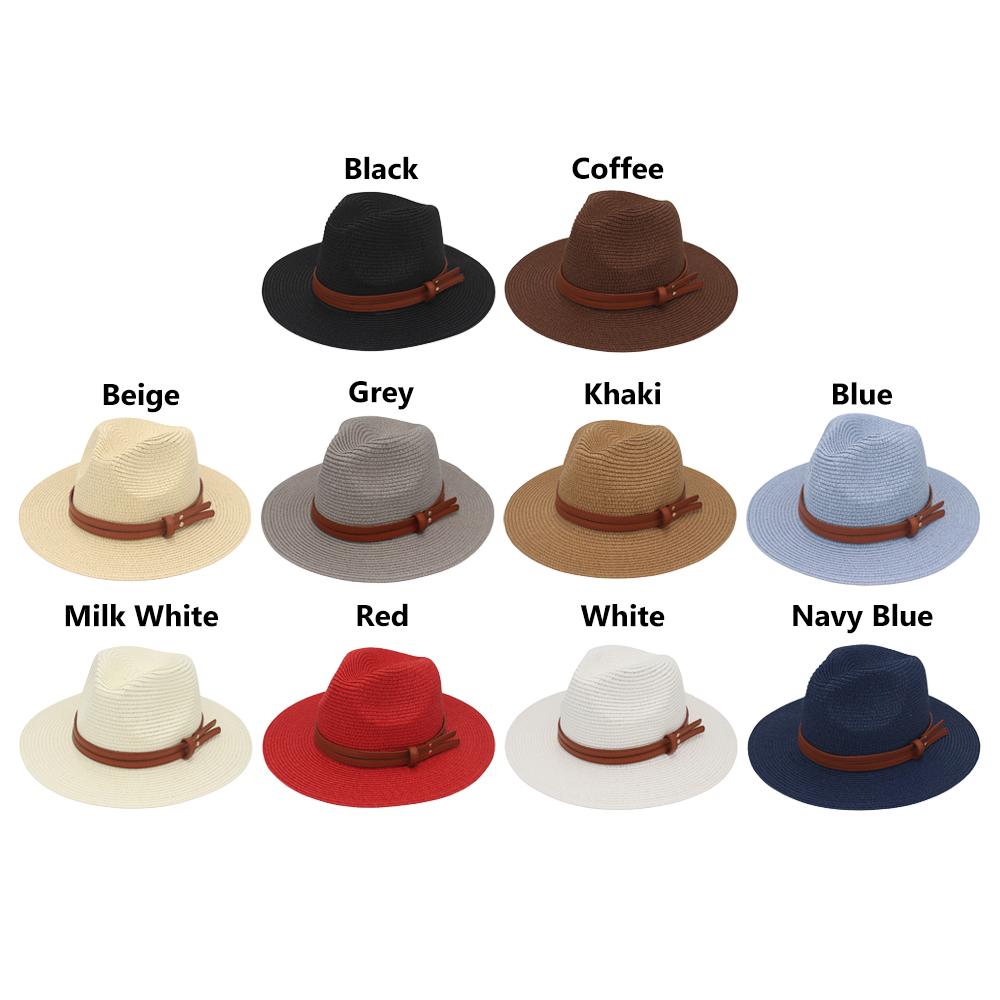 UV Protection Panama Cap Foldable Sun Cap High Quality Jazz Cap Summer