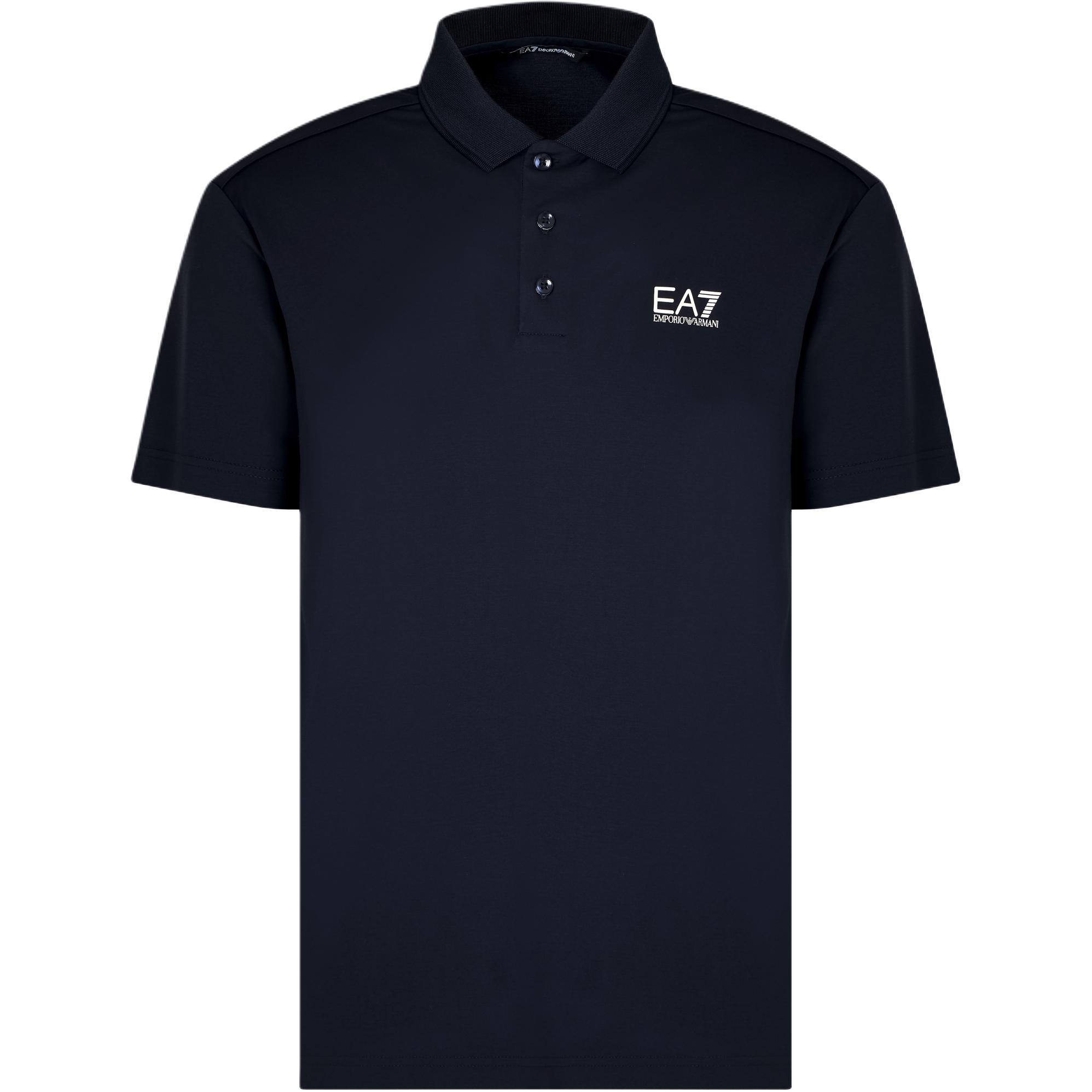 

Emporio Armani EA7 Tennis Club Series Viscose Blend Knit Short Sleeve Polo Shirt Men tops Blue 7M000180-AF13530-UB102 L
