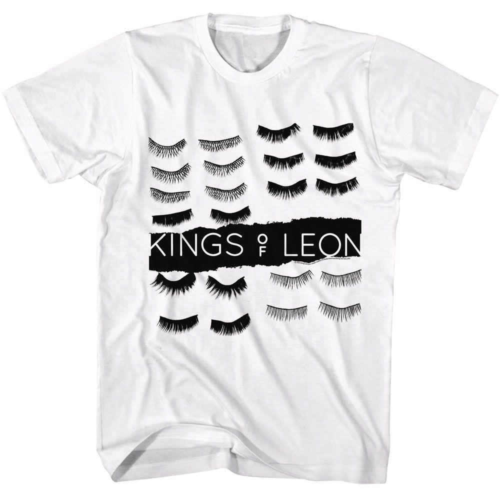Kings Of Leon Eye Lashes White Music Shirt XXXXL