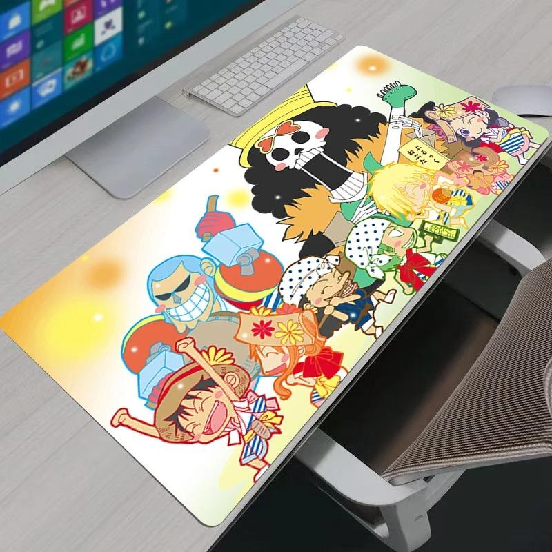 Gaming Mouse Pad Gamer Home Computer HD Mousepad XXL One Piece Zoro Keyboard Pad Carpet NonSlip Office Mouse Mats Cool for LOL