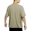 Nike Tech Round Neck Pullover Solid Color Small Logo Loose Quick-Dry Breathable Short Sleeve T-Shirt Men Tops Olive-Green FZ7561-276