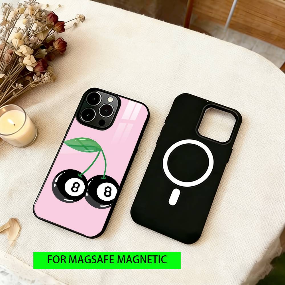 

Lucky Number 8 Pattern Phone Case For iPhone17,16,15,14,13,12,11 Plus,Pro Magnetic with Magsafe Wireless Charging iPhone13