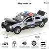 1/32 Alaşım Dodge Şarj Cihazı Polis Araba Modeli Döküm ve Oyuncak Araçlar Simülasyon Ses ve Işık Geri Çekin Koleksiyon Oyuncaklar Çocuklar Hediye