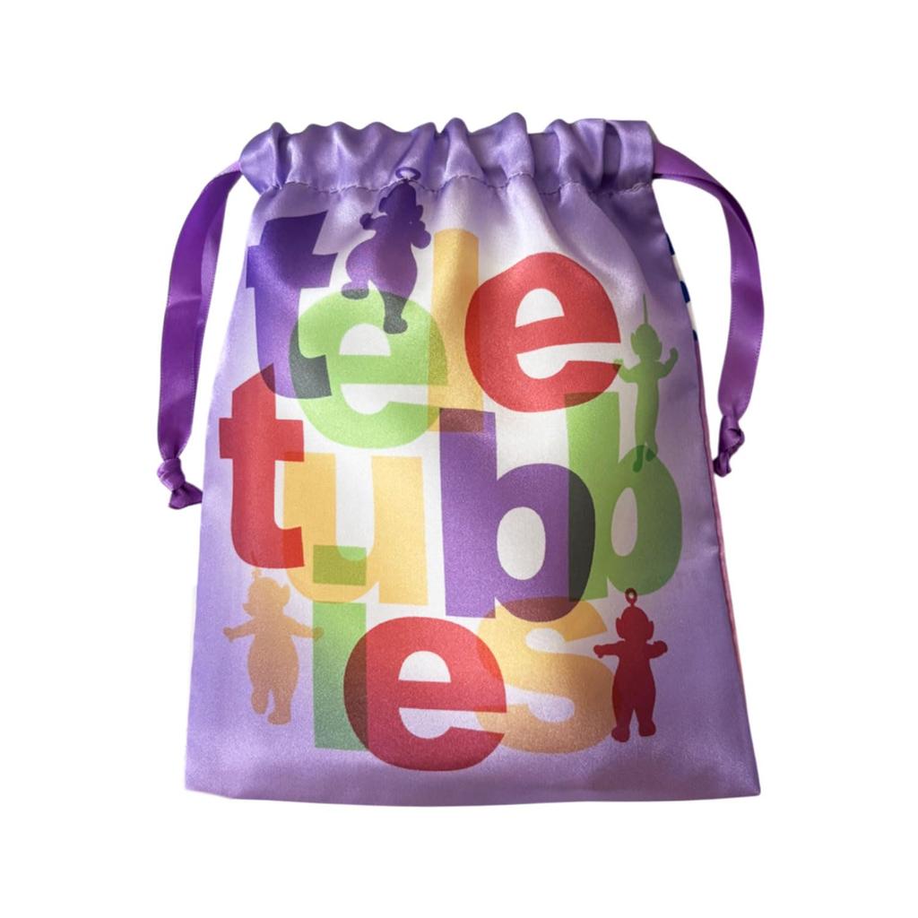 Small Planet Teletubbies Ribbon Drawstring Bag E-O