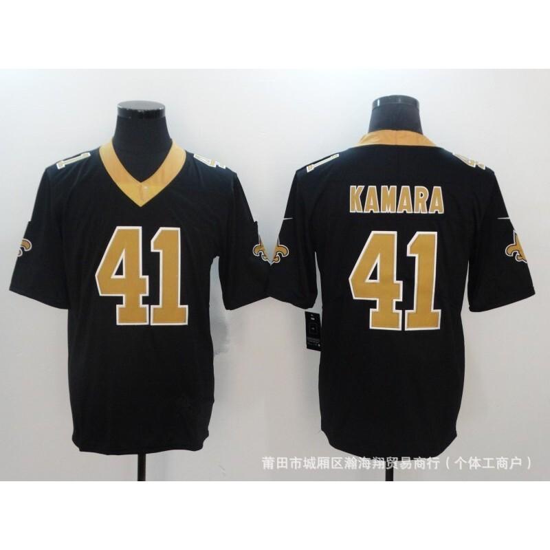 Saints Football Jersey Embroidered American Shirt Unisex Sports Top Breathable Team Game Wear