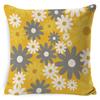 Home Decoration Pillowcase Set Watercolor Plaid Sunflower Pillowcase Spring High-end Home Cushion Cover