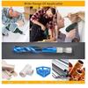 6pcs M3-M10 Screw Tap Drill Bits Hss Taps Countersink Deburr Set Metric Combination Bit High Speed Steel 1/4 IN Quick Change Hex