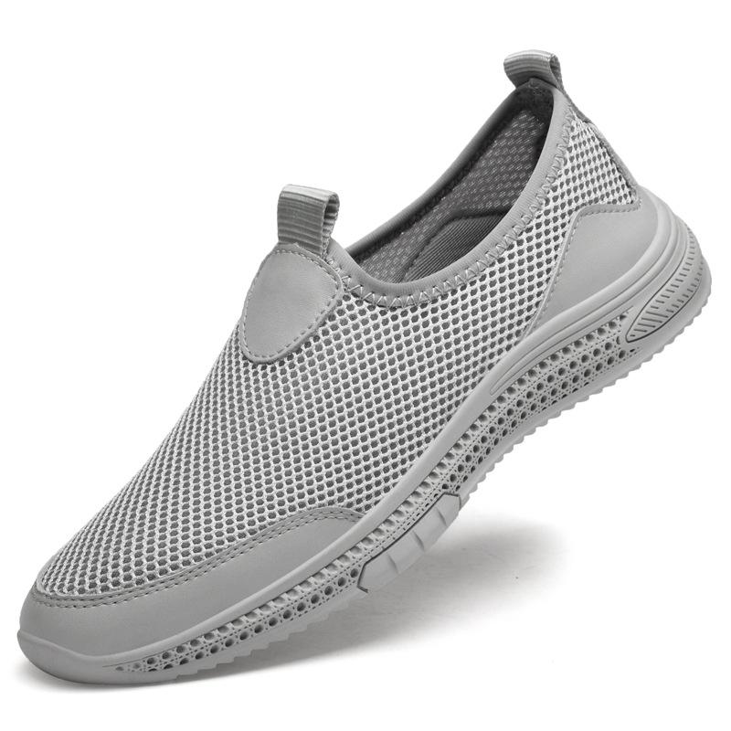 2025 Summer Men s Mesh Breathable Casual Loafers 40